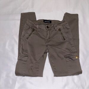 Ashley Mason Olive Cargo Skinny Pants
